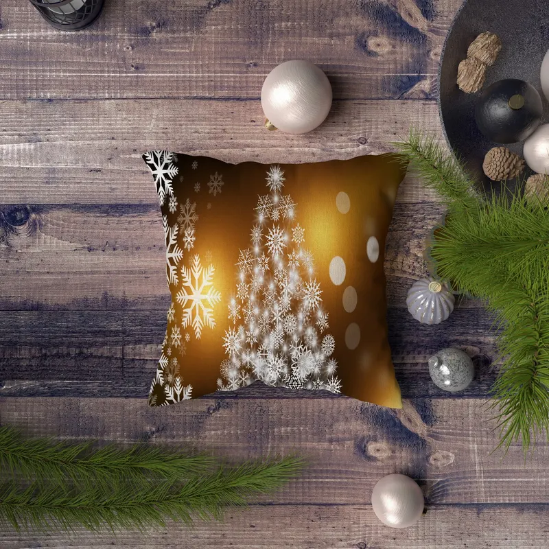 Pernă decorativă NYXMAS036, Multicolor, 43x43 cm - Multicolor