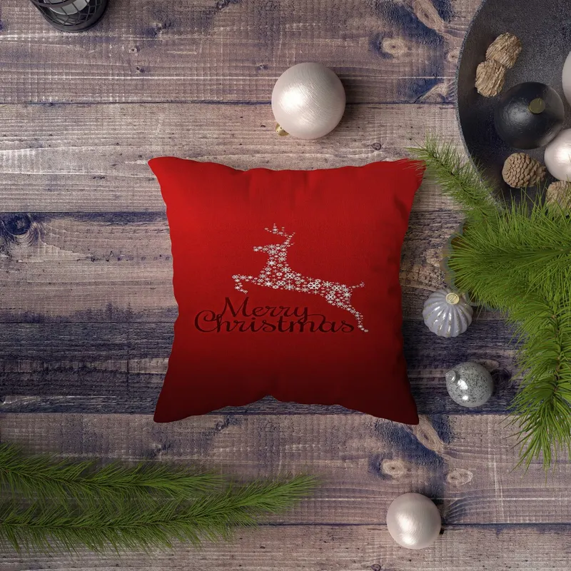 Pernă decorativă NYXMAS122, Multicolor, 43x43 cm - Multicolor
