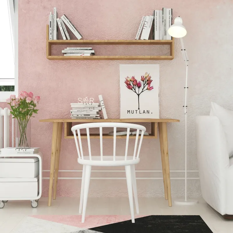 Birou Muty, Stejar, 120x60x74 cm - Stejar
