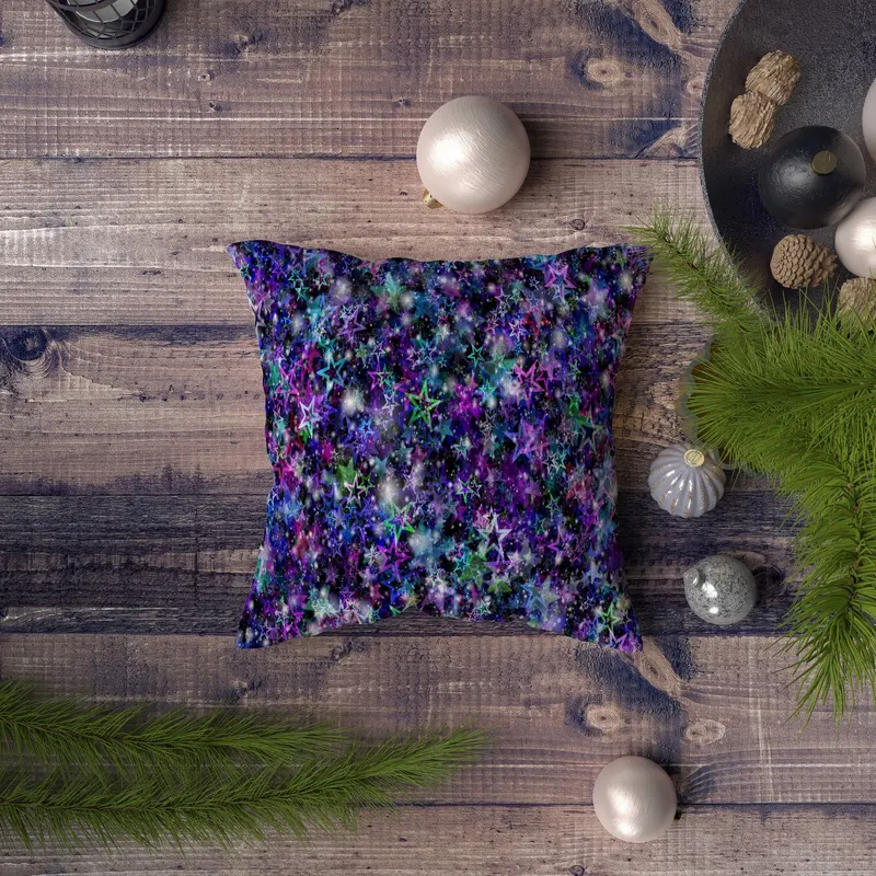 Pernă decorativă NYXMAS040, Multicolor, 43x43 cm - Multicolor