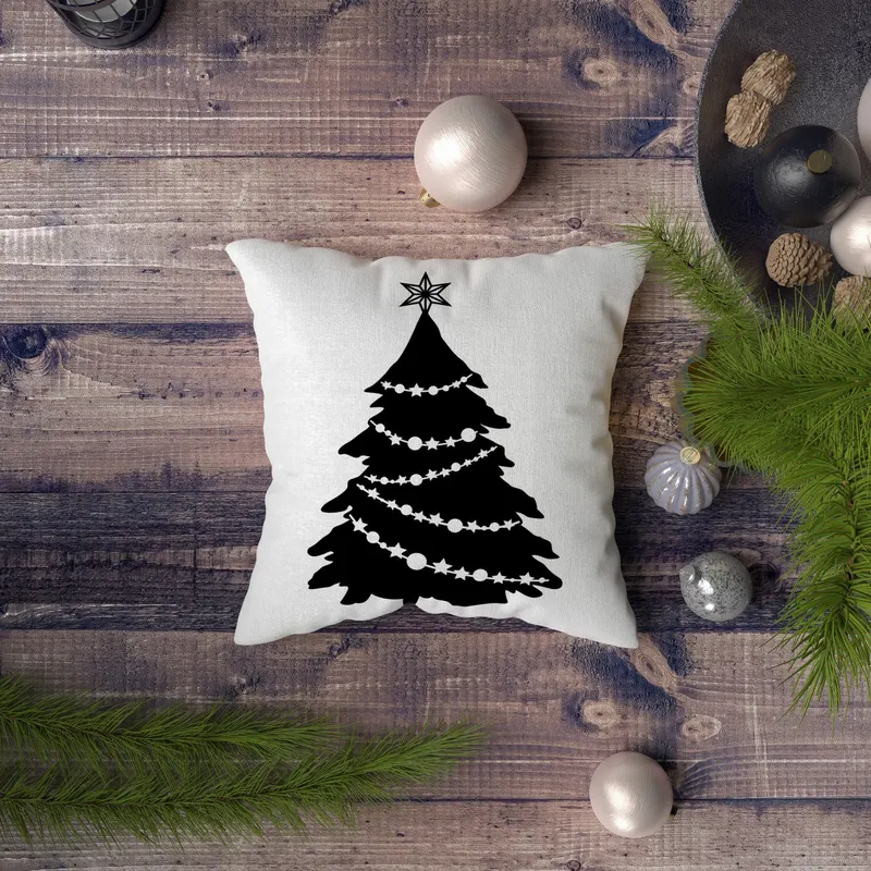 Pernă decorativă NYXMAS134, Multicolor, 43x43 cm - Multicolor