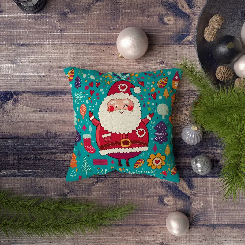 Pernă decorativă NYXMAS137, Multicolor, 43x43 cm - Multicolor