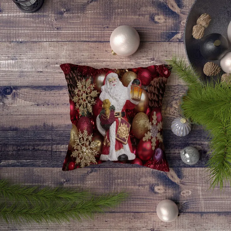 Pernă decorativă NYXMAS141, Multicolor, 43x43 cm - Multicolor