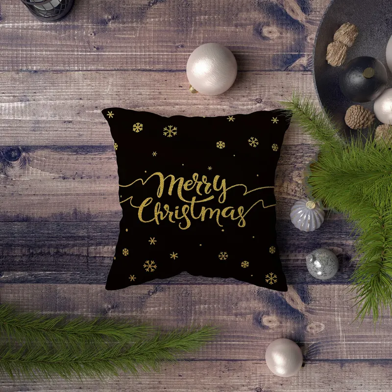 Pernă decorativă NYXMAS142, Multicolor, 43x43 cm - Multicolor