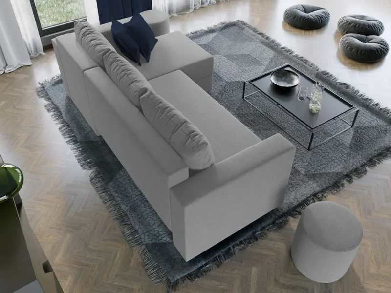 Coltar Extensibil Alfa gri deschis — imaginea 3