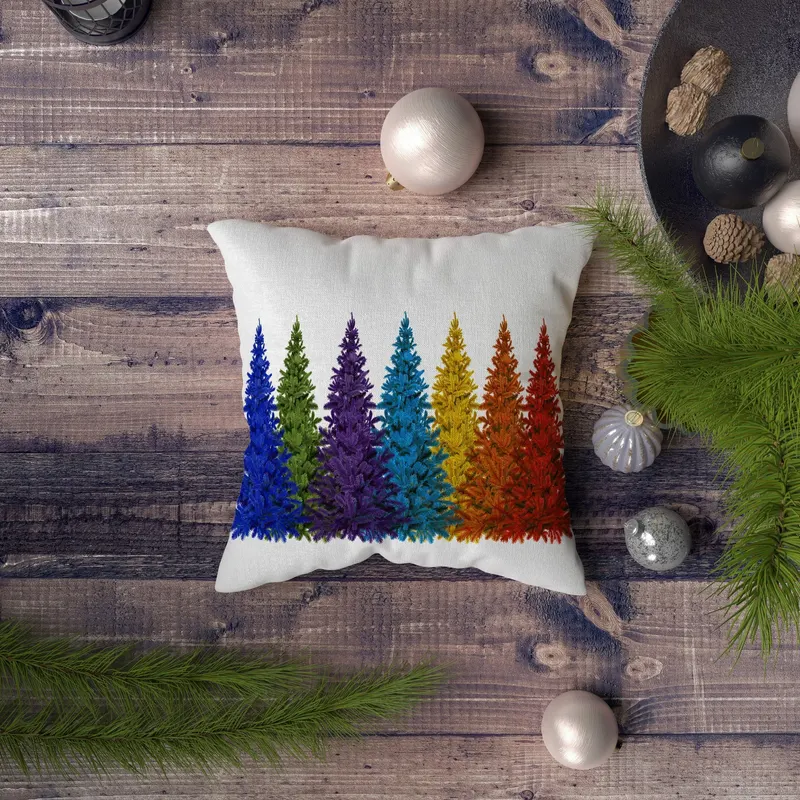 Pernă decorativă NYXMAS046, Multicolor, 43x43 cm - Multicolor