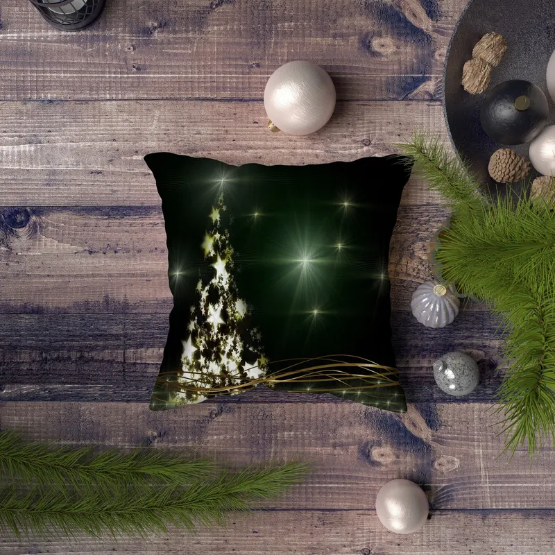 Pernă decorativă NYXMAS047, Multicolor, 43x43 cm - Multicolor