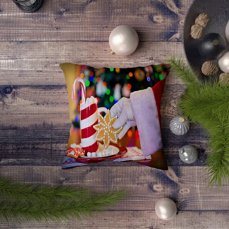 Pernă decorativă NYXMAS048, Multicolor, 43x43 cm - Multicolor