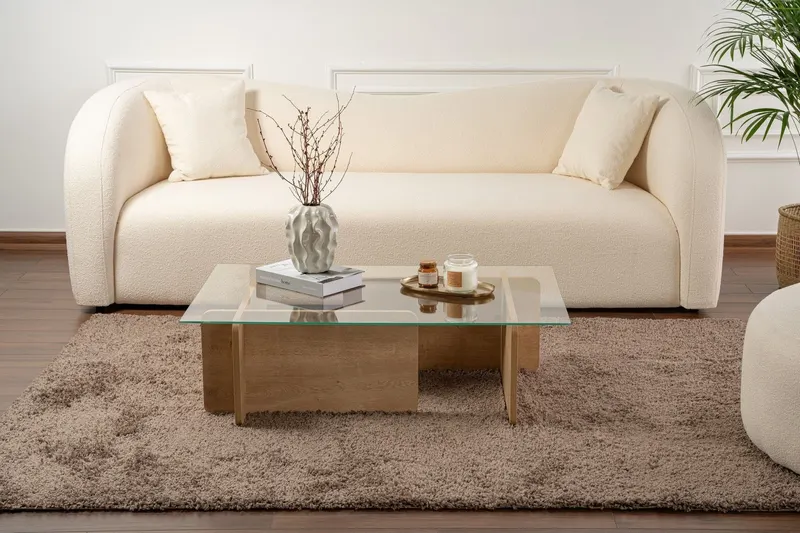 Măsuță de cafea Flavio - Honey Oak, Stejar, 105x65x30 cm - Stejar