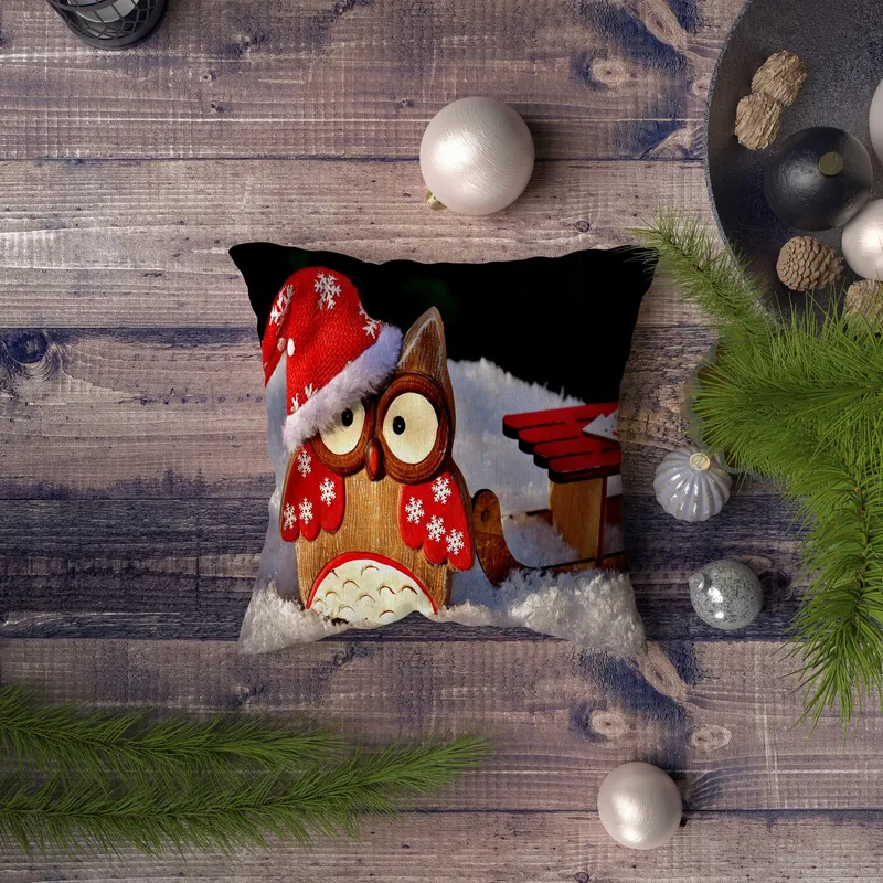 Pernă decorativă NYXMAS049, Multicolor, 43x43 cm - Multicolor