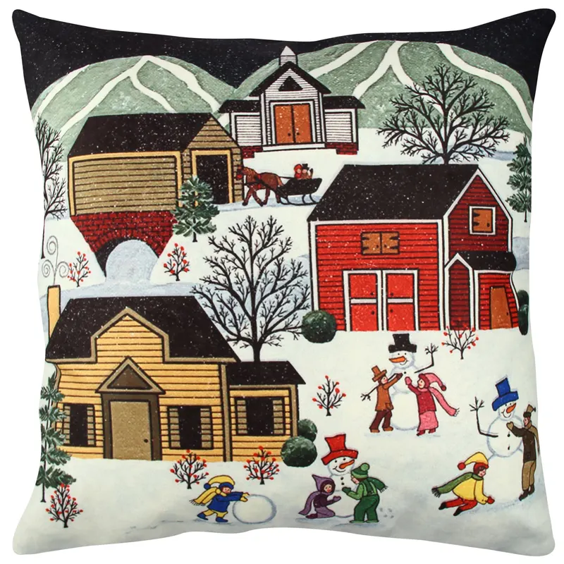 Pernă decorativă A11927, Multicolor, 43x43 cm - Multicolor