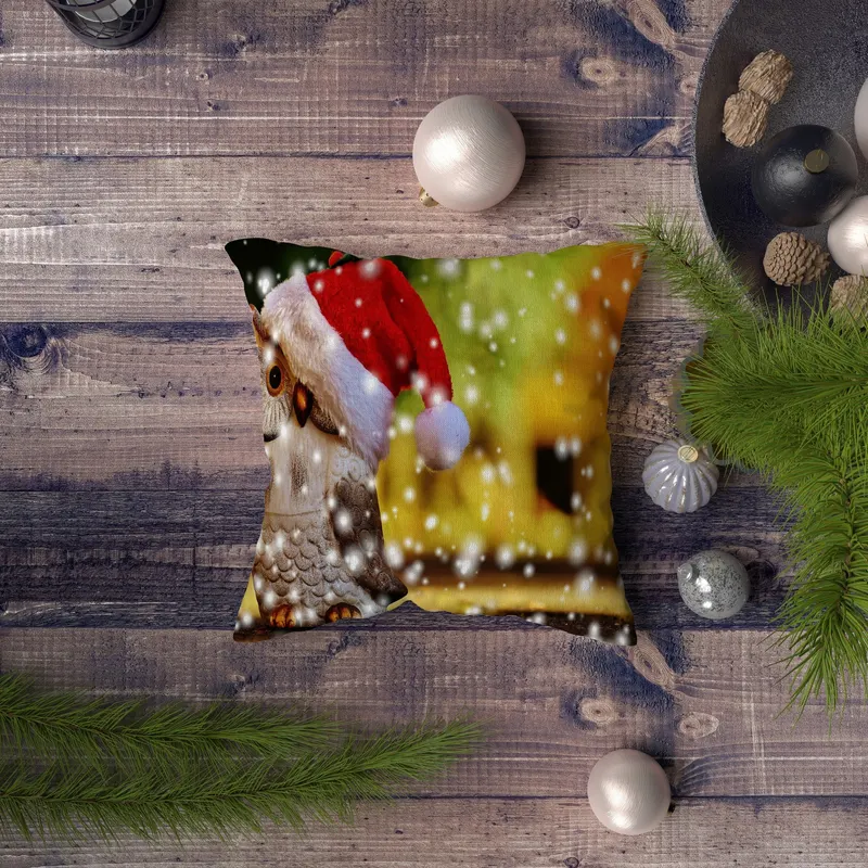 Pernă decorativă NYXMAS052, Multicolor, 43x43 cm - Multicolor