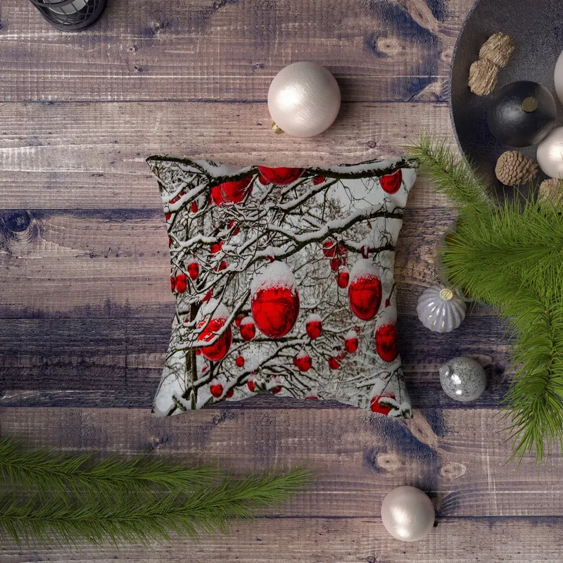 Pernă decorativă NYXMAS053, Multicolor, 43x43 cm - Multicolor