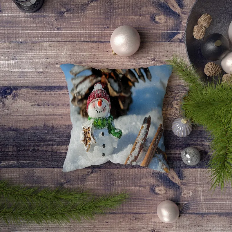 Pernă decorativă NYXMAS054, Multicolor, 43x43 cm - Multicolor
