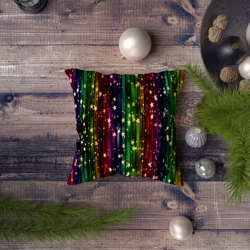 Pernă decorativă NYXMAS055, Multicolor, 43x43 cm - Multicolor