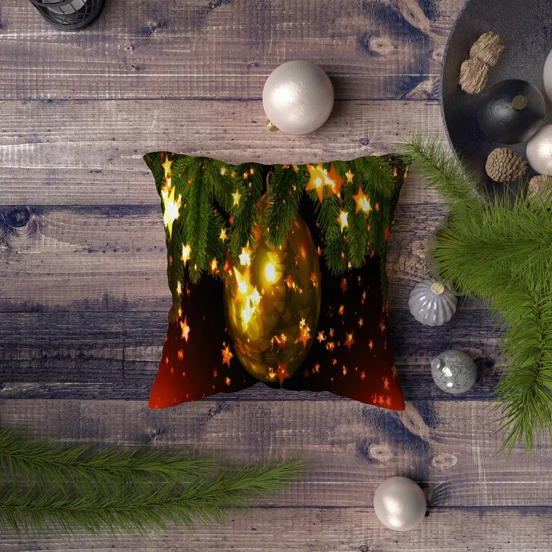 Pernă decorativă NYXMAS057, Multicolor, 43x43 cm - Multicolor