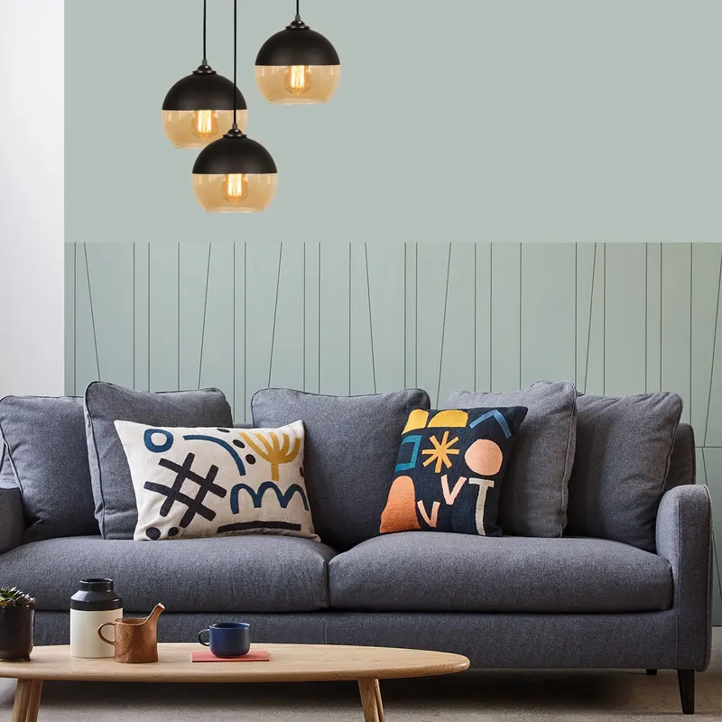 Lustră Camini - MR - 870, Negru - Honey, Ø45x116 cm - Negru