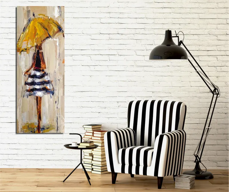 Tablou canvas PC082, Multicolor, 30x80x3 cm - Multicolor