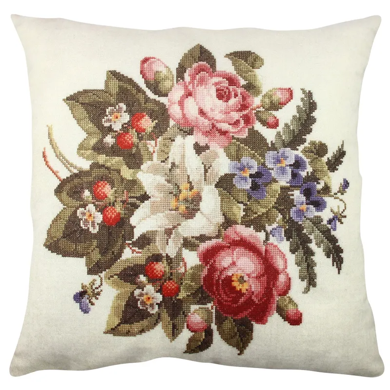 Pernă decorativă A11840, Multicolor, 43x43 cm - Multicolor
