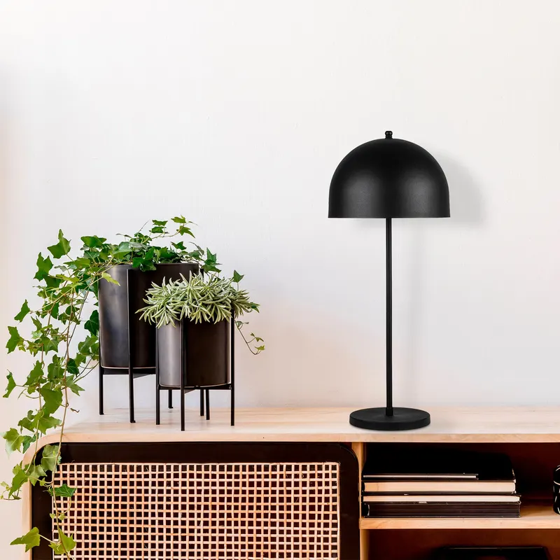 Veioză Can-NT-135, Negru, Ø24x58 cm - Negru