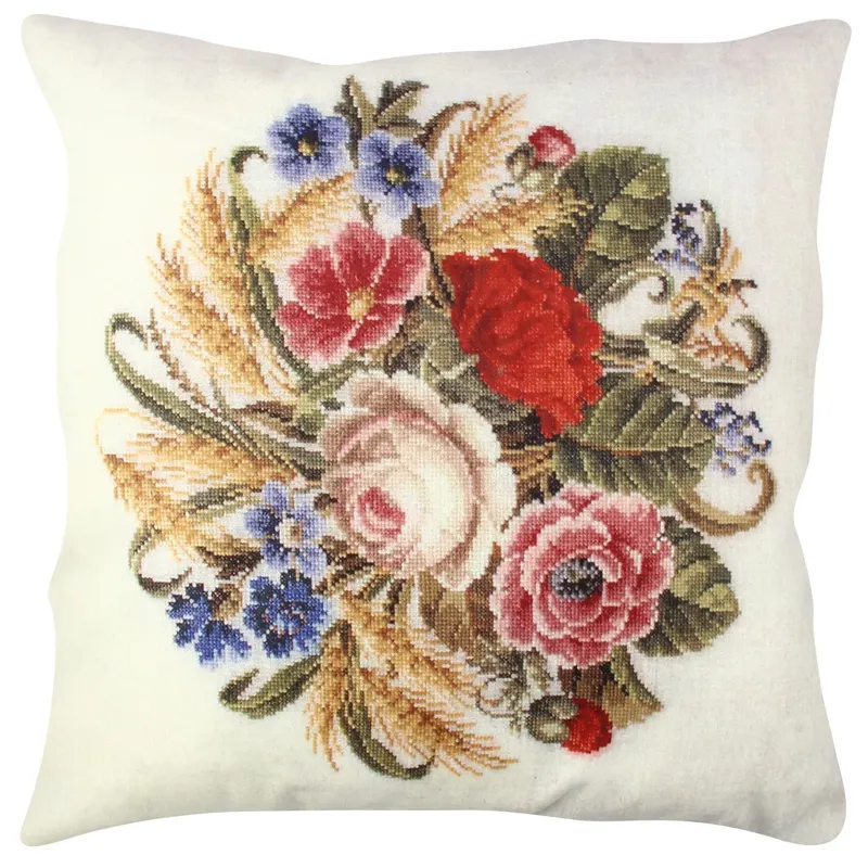 Pernă decorativă A11851, Multicolor, 43x43 cm - Multicolor
