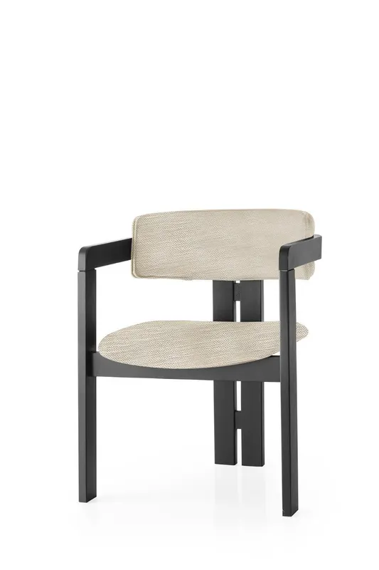 Scaun CO - 006, Gri deschis - Negru, 58x49x76 cm - Gri - Negru