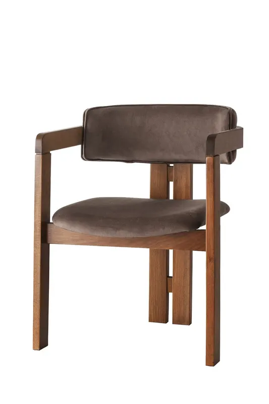 Scaun CO - 030, Nuc - Maro, 58x49x76 cm - Nuc - Maro