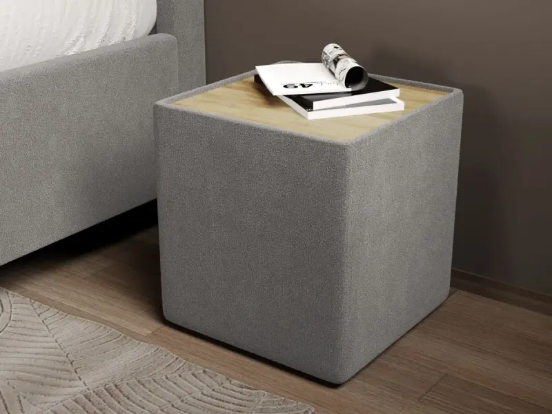 Masuta tapitata Mango Gri Deschis
