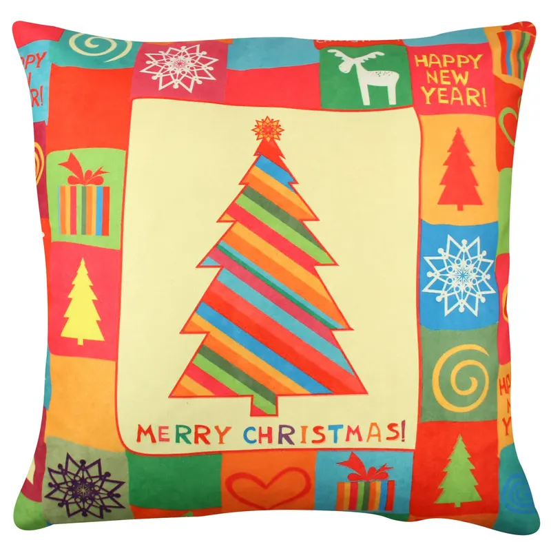 Pernă decorativă A11926, Multicolor, 43x43 cm - Multicolor