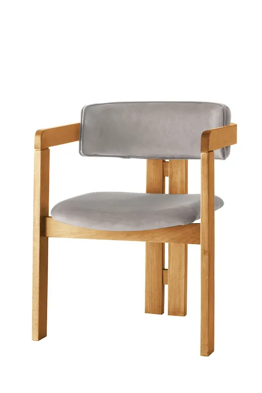 Scaun CO - 035, Stejar - Maro deschis, 58x49x76 cm - Stejar - Maro
