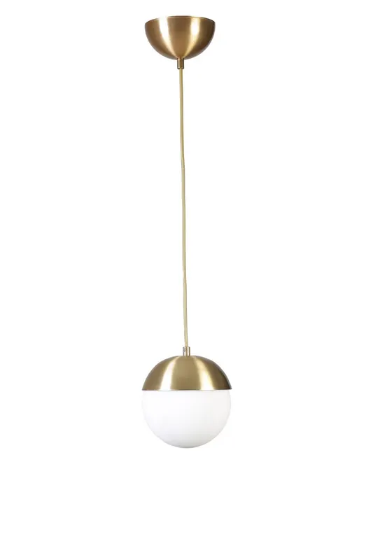 Lustră 8710-1, Auriu - Alb, Ø15x70 cm - Auriu - Alb