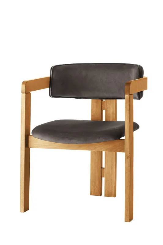 Scaun CO - 038, Stejar - Antracit, 58x49x76 cm - Stejar - Antracit