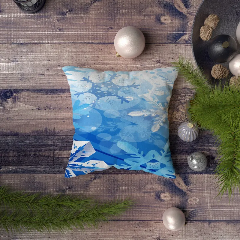 Pernă decorativă NYXMAS094, Multicolor, 43x43 cm - Multicolor