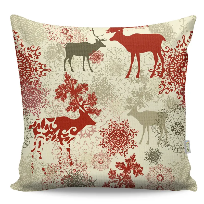 Pernă decorativă A12944, Multicolor, 43x43 cm - Multicolor