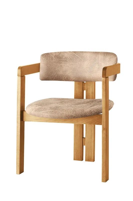 Scaun CO - 041, Stejar - Bej, 58x49x76 cm - Stejar - Bej