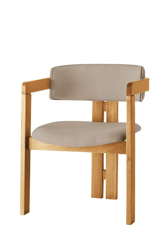 Scaun CO - 042, Stejar - Mink, 58x49x76 cm - Stejar - Bej