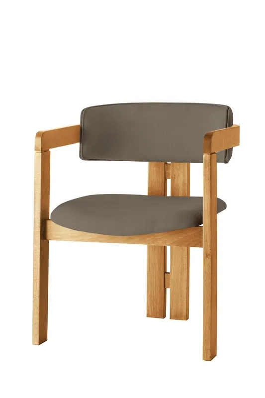 Scaun CO - 043, Stejar - Maro, 58x49x76 cm - Stejar - Maro