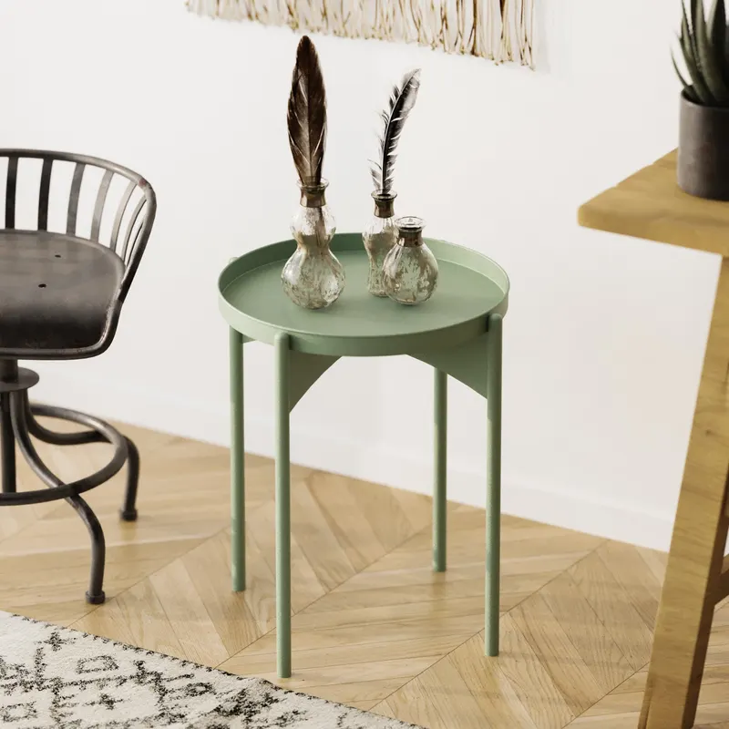Măsuță de cafea Shb-002-E, Verde, 44x44x57 cm - Verde