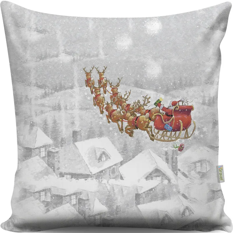 Pernă decorativă A13009, Multicolor, 43x43 cm - Multicolor