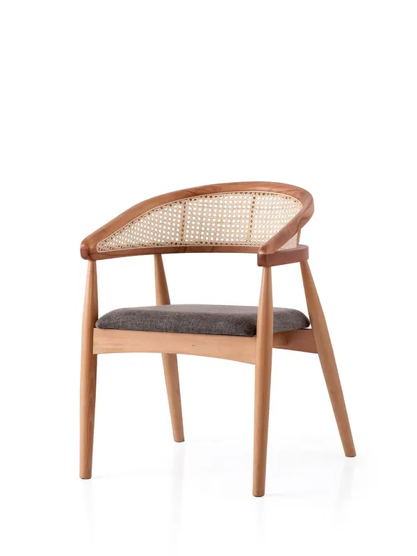 Scaun Atlas - 4353, Stejar - Maro deschis, 53x53x75 cm - Stejar - Maro