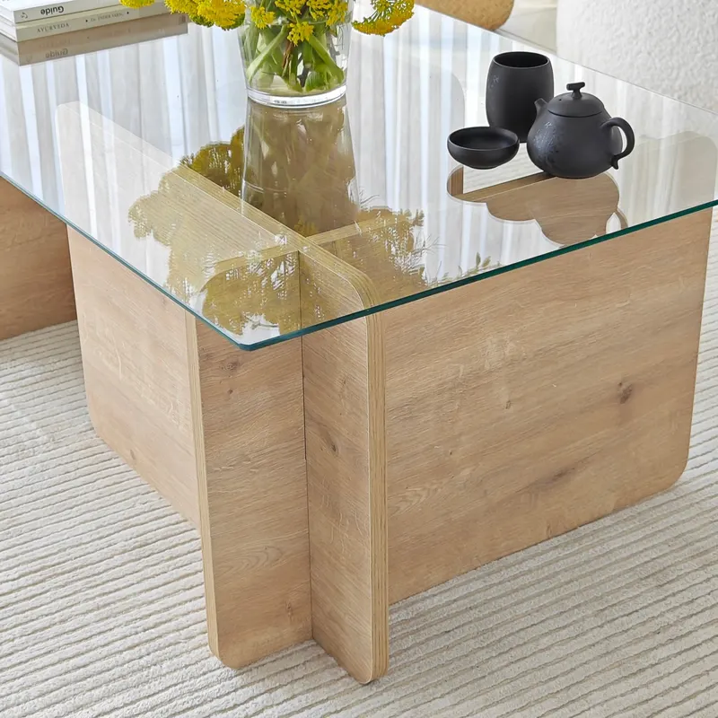 Măsuță de cafea Giona, Sapphire, 105x65x40 cm - Albastru
