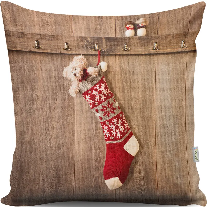 Pernă decorativă A13025, Multicolor, 43x43 cm - Multicolor