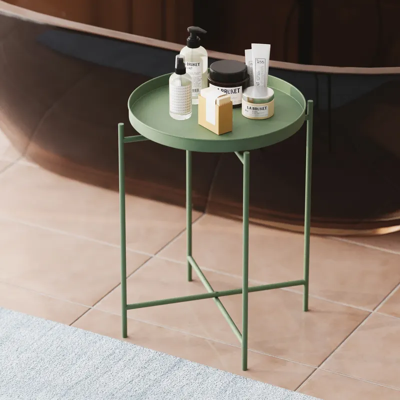 Măsuță de cafea Shb-007-D, Verde, 46x46x56 cm - Verde