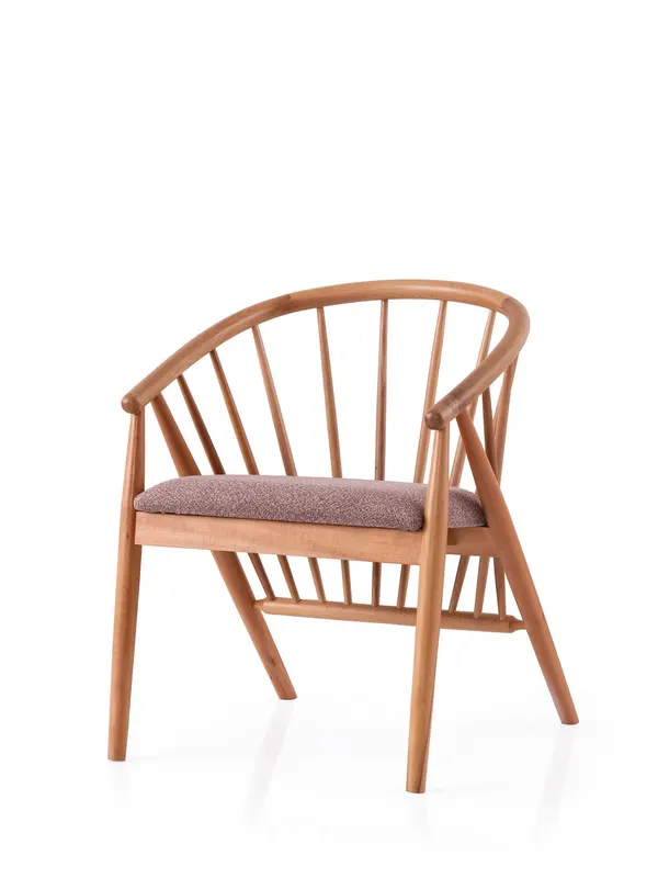 Scaun Ava - 4503, Stejar - Mink, 60x55x77 cm - Stejar - Bej