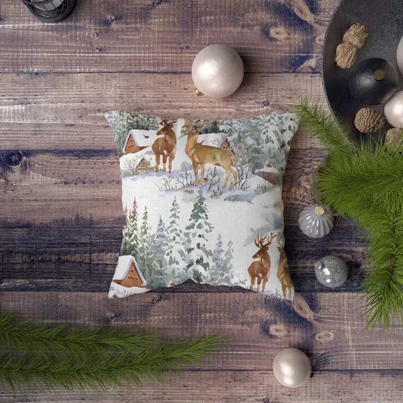 Pernă decorativă NYXMAS117, Multicolor, 43x43 cm - Multicolor