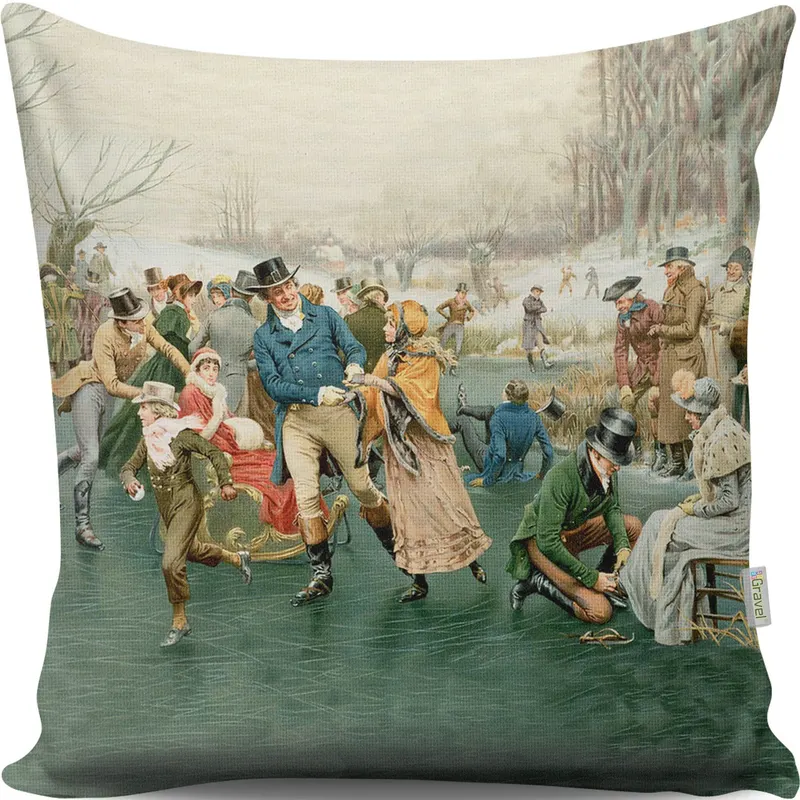 Pernă decorativă A13029, Multicolor, 43x43 cm - Multicolor