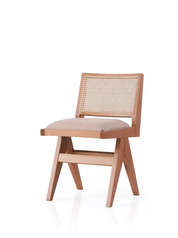 Scaun Form - 4301, Stejar - Bej, 45x60x77 cm - Stejar - Bej
