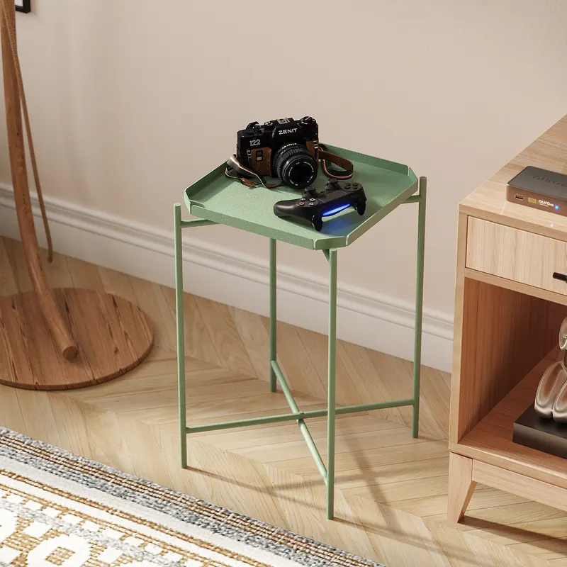 Măsuță de cafea Shb-008-D, Verde, 46x46x56 cm - Verde