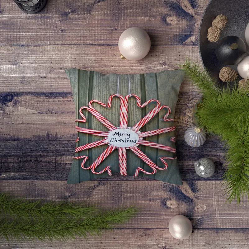Pernă decorativă NYXMAS121, Multicolor, 43x43 cm - Multicolor