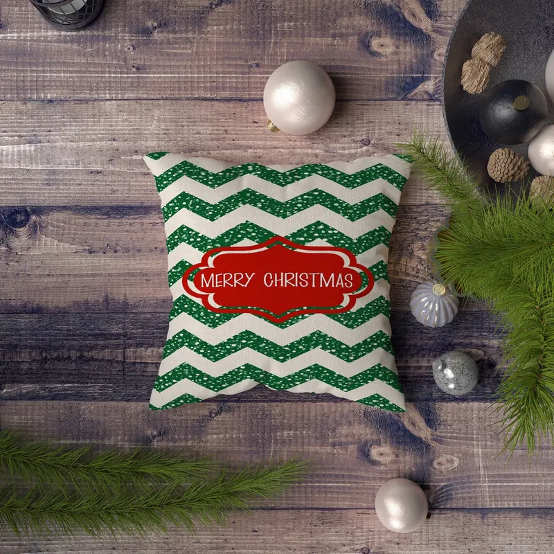 Pernă decorativă NYXMAS123, Multicolor, 43x43 cm - Multicolor